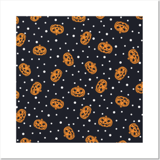 Pumpkin Pattern Posters and Art